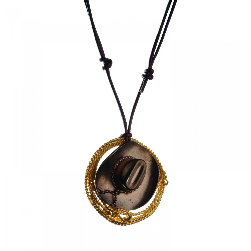 Collana Cappello Western e Lazo