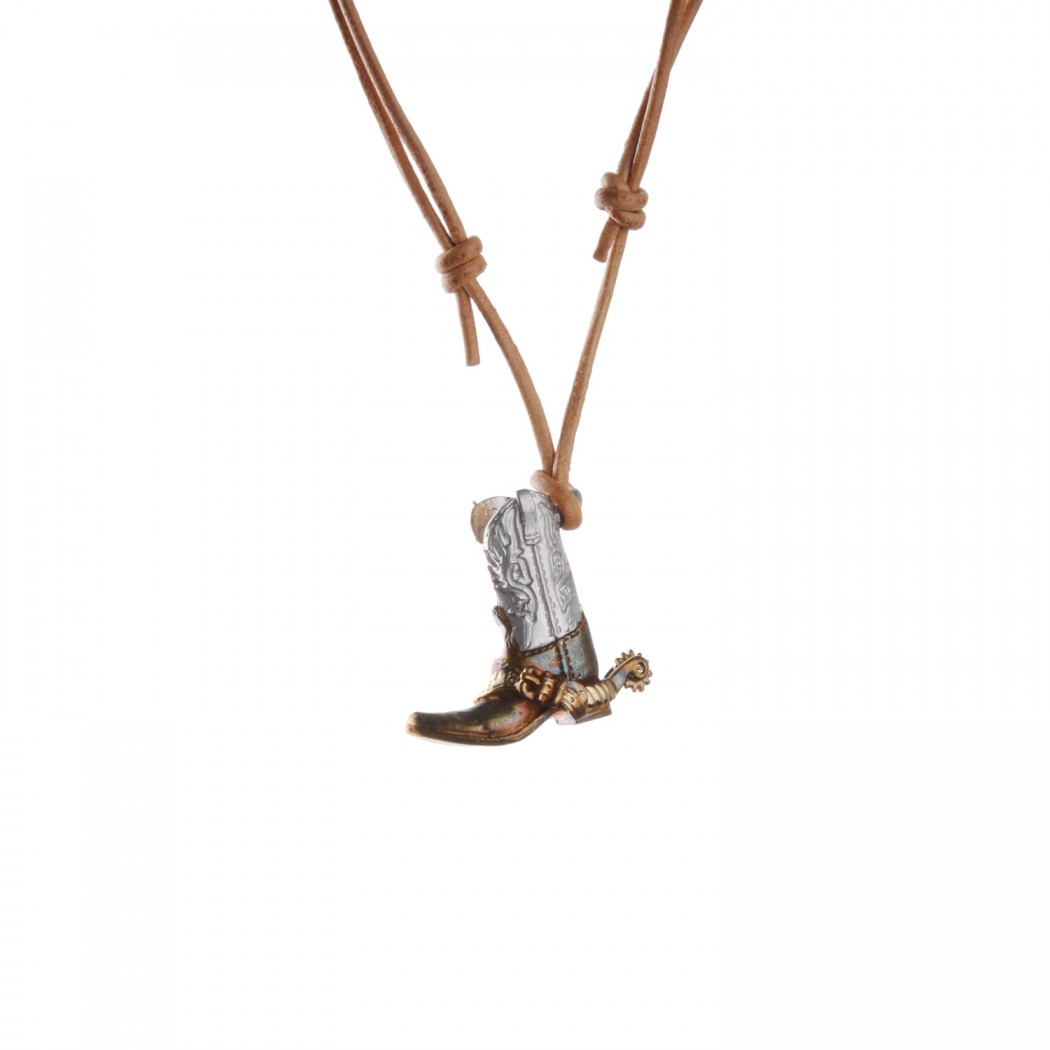 Collana Stivale Western con Sperone