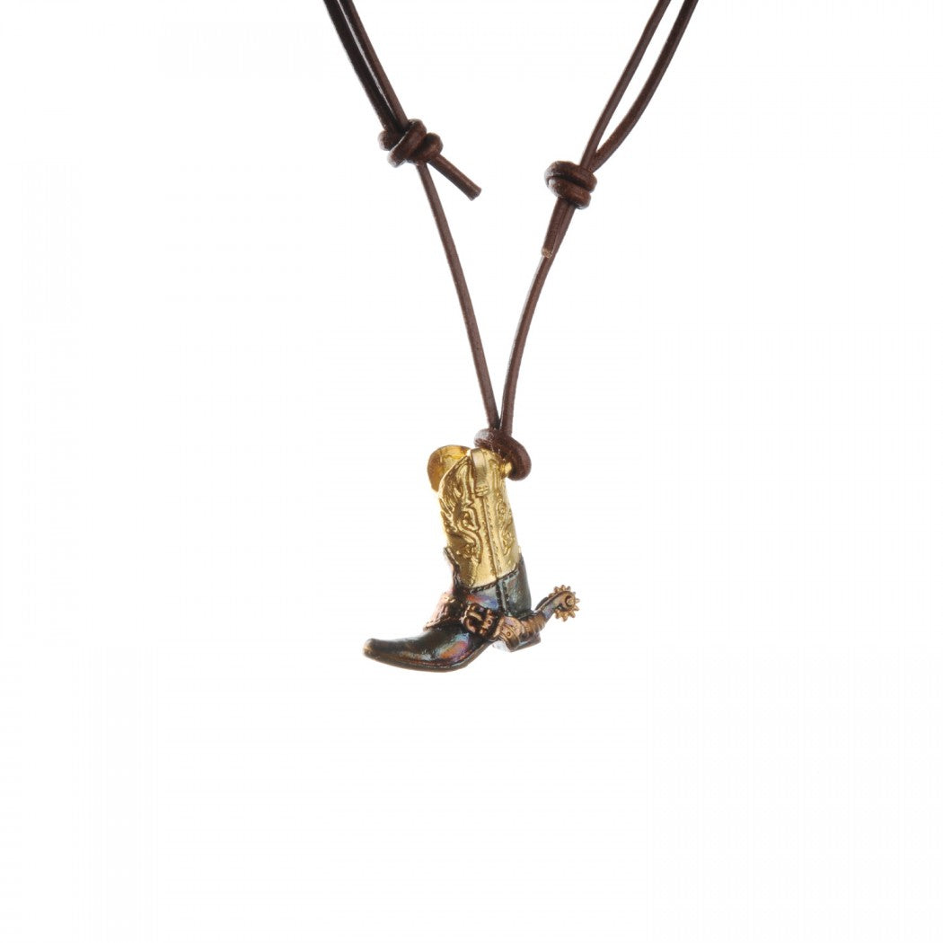 Collana Stivale Western con Sperone